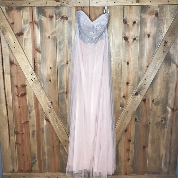 Hayley Paige Strapless pageant formal dress - Picture 3 of 8